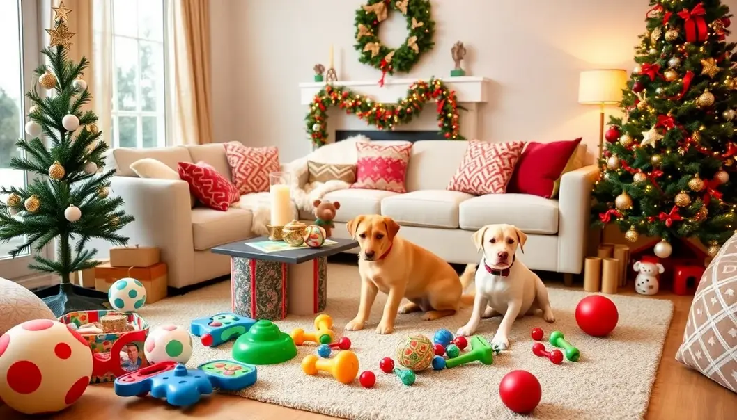 A pet-safe holiday centerpiece that ensures both beauty and safety.